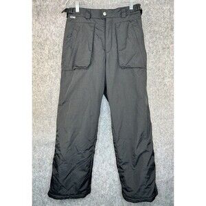 Columbia Snow Pants Black Insulated Convert Snowboard Ski Winter Youth 14-16